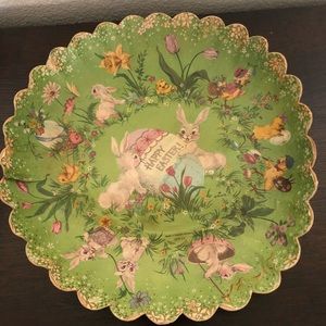 Vintage hallmark Easter plate
